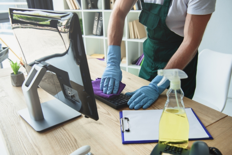 limpieza en el ambiente laboral